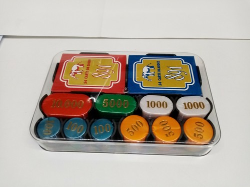Scatola fiches gioco con - fiches,