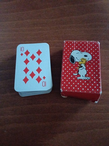 Carte gioco peanuts - carte,