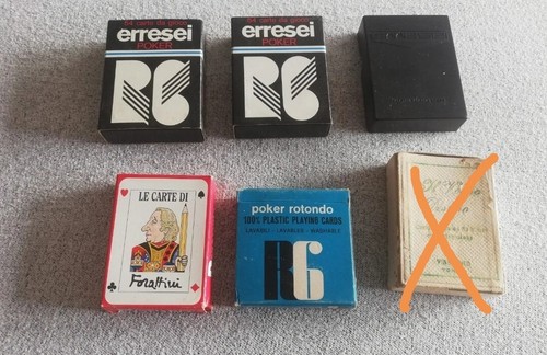 Set mazzi carte - carte, gioco