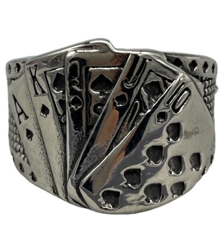 Anello uomo carte gioco - uomo, da